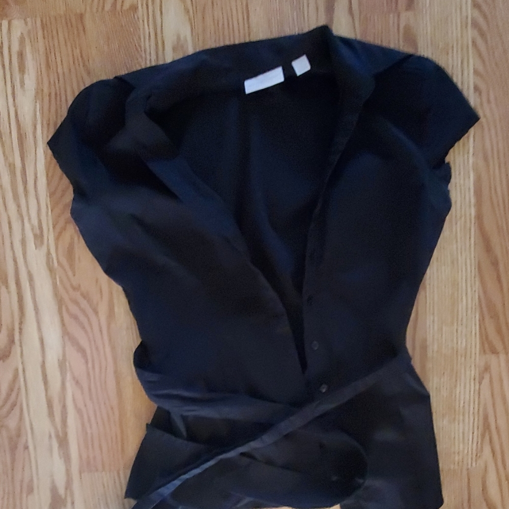 🛍 5 for $25🛍Tie Waist Button Short Sleeve Blouse